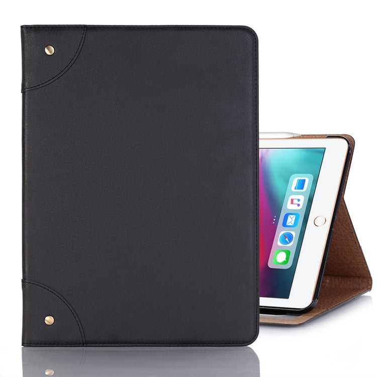 Custodia in pelle PU con chiusura orizzontale stile libro retrò per iPad Pro da 12,9 pollici (2018), con supporto, slot per carte e portafoglio, For iPad Air 13 2025 / 2024 / iPad Pro 12.9 inch (2018)