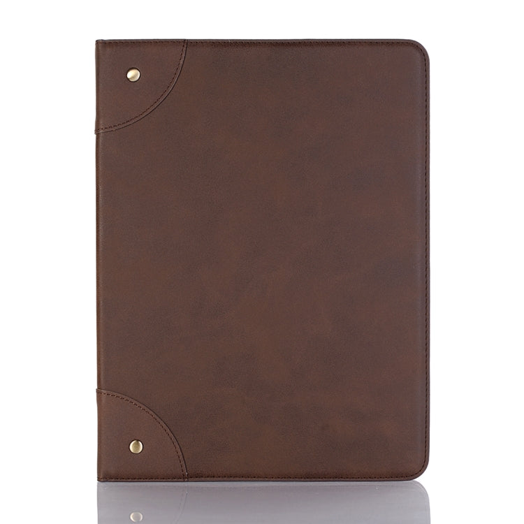 Custodia in pelle PU con chiusura orizzontale stile libro retrò per iPad Pro da 12,9 pollici (2018), con supporto, slot per carte e portafoglio, For iPad Air 13 2025 / 2024 / iPad Pro 12.9 inch (2018)