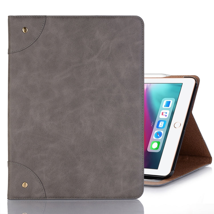 Custodia in pelle PU con chiusura orizzontale stile libro retrò per iPad Pro da 12,9 pollici (2018), con supporto, slot per carte e portafoglio, For iPad Air 13 2025 / 2024 / iPad Pro 12.9 inch (2018)