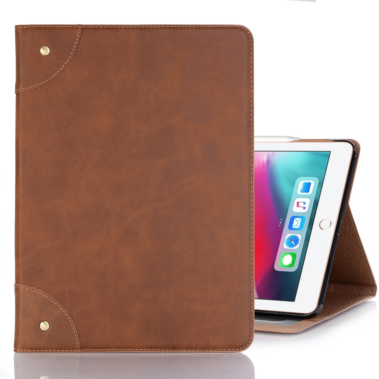 Custodia in pelle PU con chiusura orizzontale stile libro retrò per iPad Pro da 12,9 pollici (2018), con supporto, slot per carte e portafoglio, For iPad Air 13 2025 / 2024 / iPad Pro 12.9 inch (2018)
