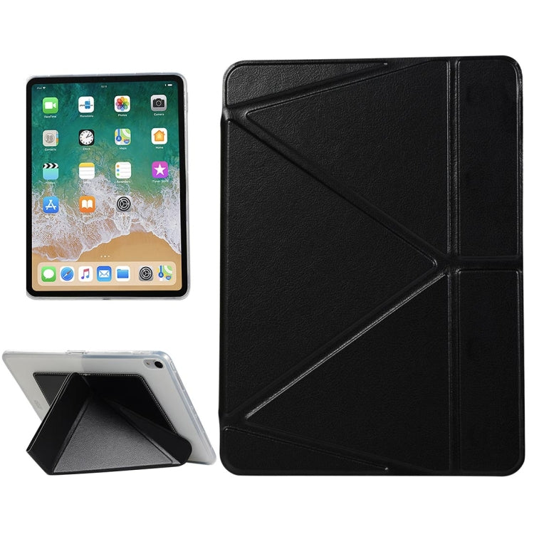 Custodia in pelle PU per iPad Pro 11 pollici (2018), con supporto multi-ripiegabile e funzione di sospensione/sveglia, For iPad Pro 11