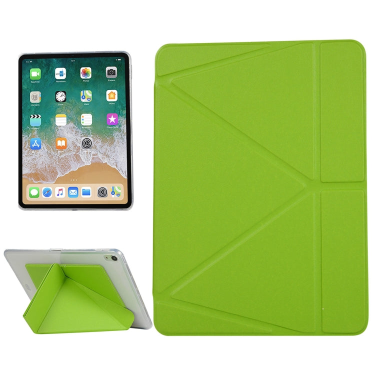 Custodia in pelle PU per iPad Pro 11 pollici (2018), con supporto multi-ripiegabile e funzione di sospensione/sveglia, For iPad Pro 11