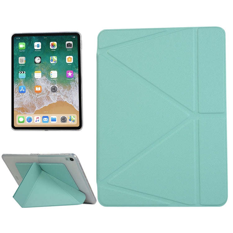 Custodia in pelle PU per iPad Pro 11 pollici (2018), con supporto multi-ripiegabile e funzione di sospensione/sveglia, For iPad Pro 11