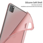 Custodia tablet multipieghevole in pelle TPU per iPad Pro 11