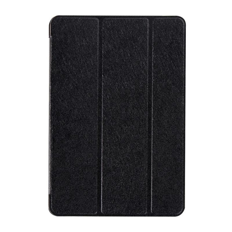 Custodia in pelle con chiusura orizzontale con texture seta con supporto a tre pieghe per iPad Mini 2019
