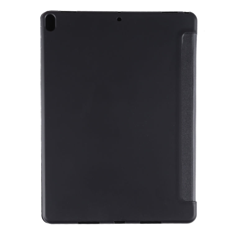 Custodia inferiore in plastica PU Custodia pieghevole in pelle pieghevole sinistra e destra con staffa tripla e Smart Sleep per iPad Air3 2019