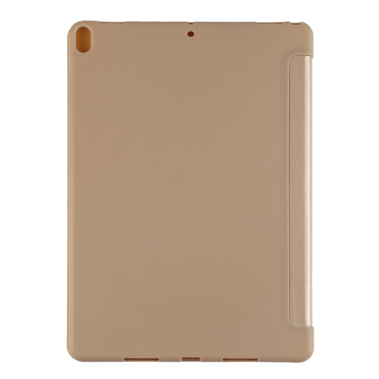 Custodia inferiore in plastica PU Custodia pieghevole in pelle pieghevole sinistra e destra con staffa tripla e Smart Sleep per iPad Air3 2019