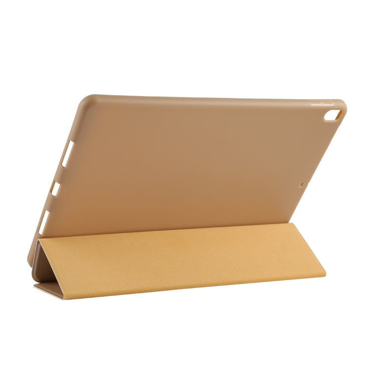 Custodia inferiore in plastica PU Custodia pieghevole in pelle pieghevole sinistra e destra con staffa tripla e Smart Sleep per iPad Air3 2019