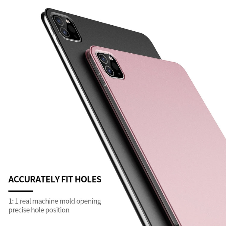 Custodia in pelle PU magnetica ultrasottile con clip bifacciale a ribaltamento orizzontale per iPad Pro 12,9 pollici (2018), con supporto triplo pieghevole e funzione di sospensione/sveglia, For iPad Pro 12.9 2022 / 2021 / 2020 / 2018