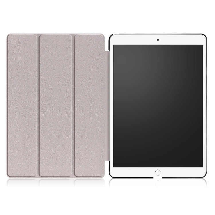 Custodia in pelle con chiusura orizzontale Custer Texture per iPad Air 2019 da 10,5 pollici, con supporto triplo pieghevole e funzione di sospensione/sveglia, For iPad Air 2019 10.5 inch