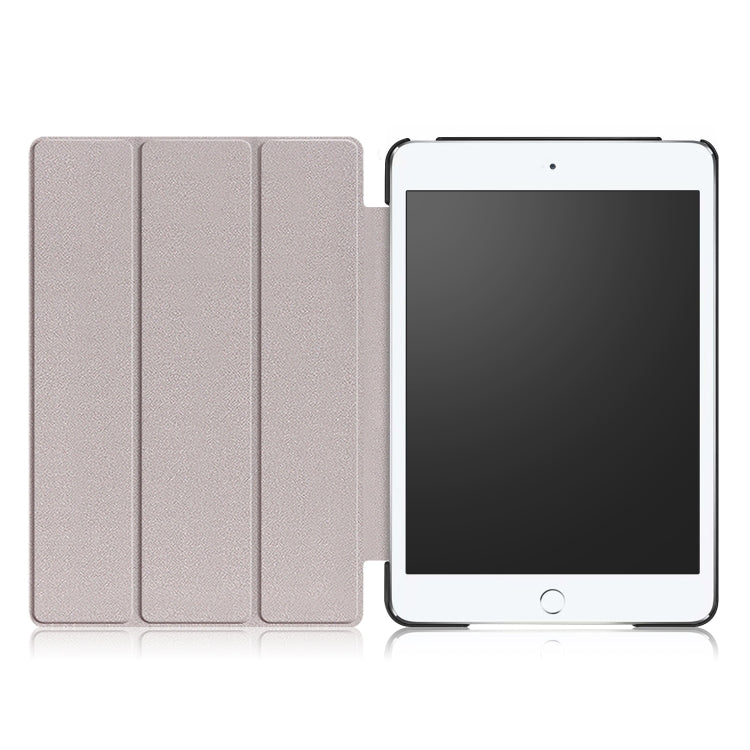 Custodia in pelle con chiusura orizzontale Custer Texture per iPad Mini 2019 e Mini 4, con supporto triplo e funzione di sospensione/sveglia, For iPad Mini 2019 & Mini 4