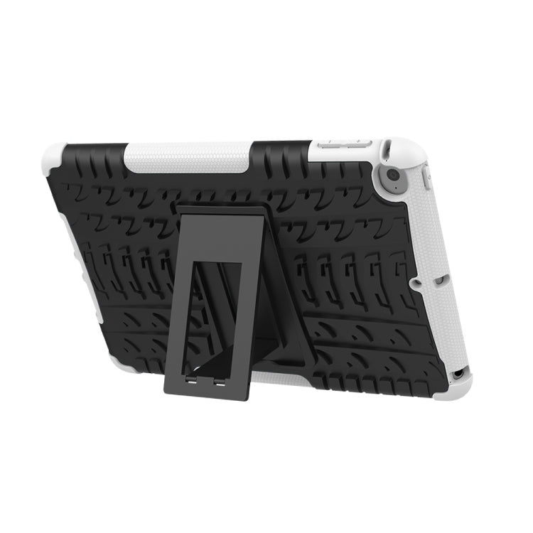 Custodia antiurto in TPU+PC con texture pneumatici per iPad Mini 2019, con supporto, For iPad Mini 2019
