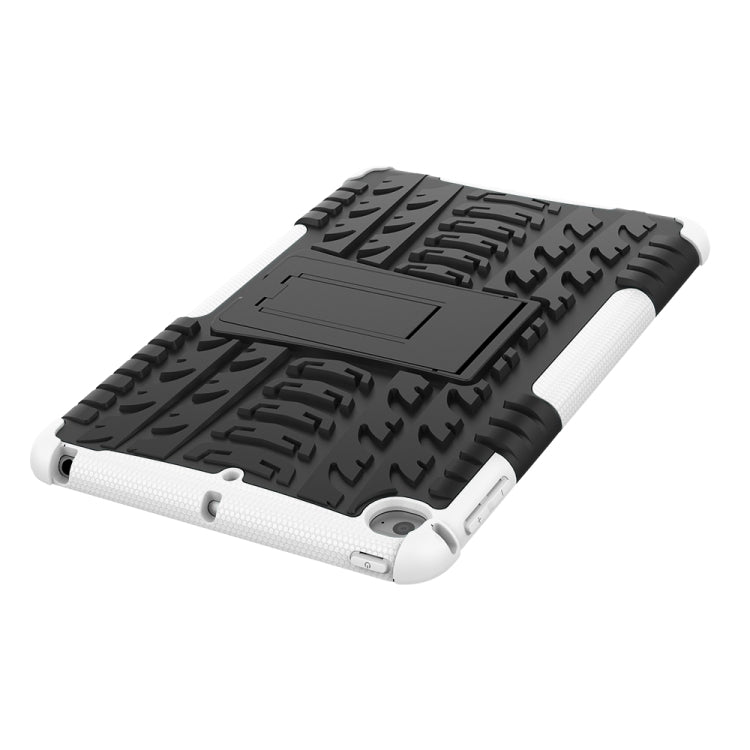 Custodia antiurto in TPU+PC con texture pneumatici per iPad Mini 2019, con supporto, For iPad Mini 2019