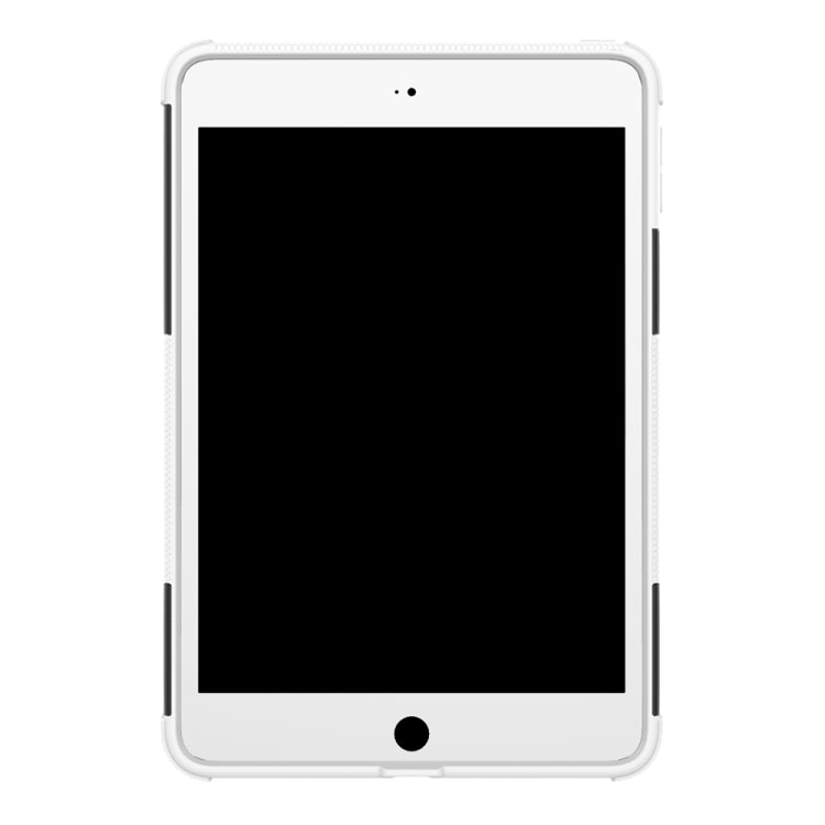 Custodia antiurto in TPU+PC con texture pneumatici per iPad Mini 2019, con supporto, For iPad Mini 2019