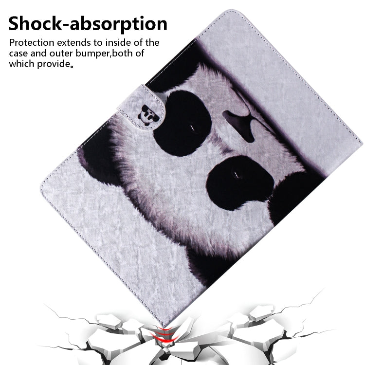 Custodia in pelle con chiusura orizzontale modello Panda per iPad Mini (2019) / 4/3/2/1, con supporto, slot per carte e portafoglio, For iPad Mini (2019) / 4 / 3 / 2 / 1