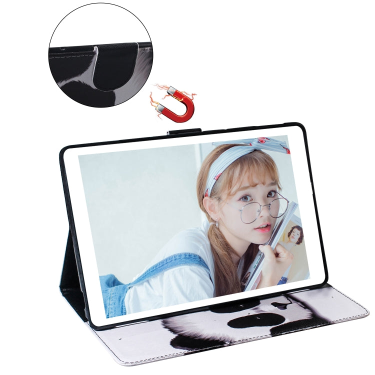 Custodia in pelle con chiusura orizzontale con motivo Panda per iPad Pro da 11 pollici (2018), con supporto, slot per carte e portafoglio, For iPad Pro 11 inch (2018)