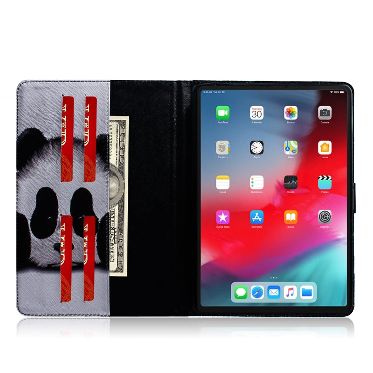 Custodia in pelle con chiusura orizzontale con motivo Panda per iPad Pro da 11 pollici (2018), con supporto, slot per carte e portafoglio, For iPad Pro 11 inch (2018)