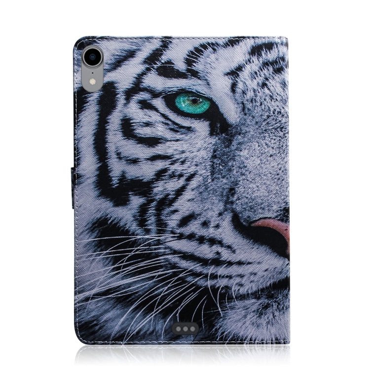 Custodia in pelle con chiusura orizzontale modello tigre per iPad Pro 11 pollici (2018), con supporto, slot per carte e portafoglio, For iPad Pro 11 inch (2018)