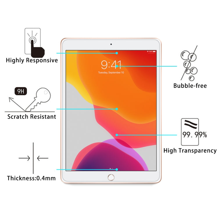 Pellicola in vetro temperato per iPad 10.2