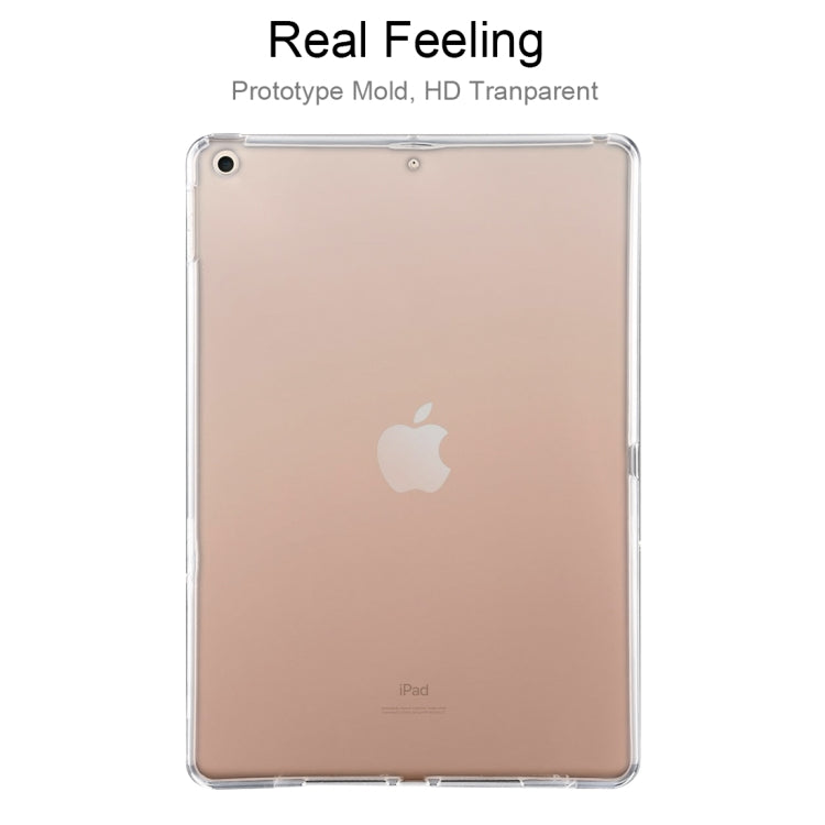 Per iPad 10.2 2021/2020/2019 Custodia protettiva morbida in TPU trasparente HD da 3 mm, For iPad 10.2 2021 / 2020 / 2019