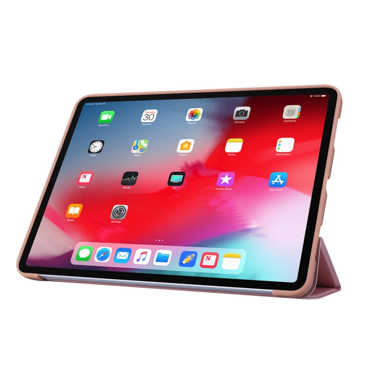 Per iPad Pro 11 (2020) Custodia per tablet PC + pelle PU con supporto triplo, For iPad Pro 11 (2020)