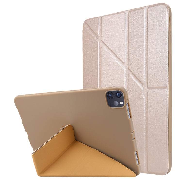 Per iPad Pro 11 (2020) Custodia per tablet in pelle con vibrazione a deformazione orizzontale TPU con supporto, For iPad Pro 11 (2020)