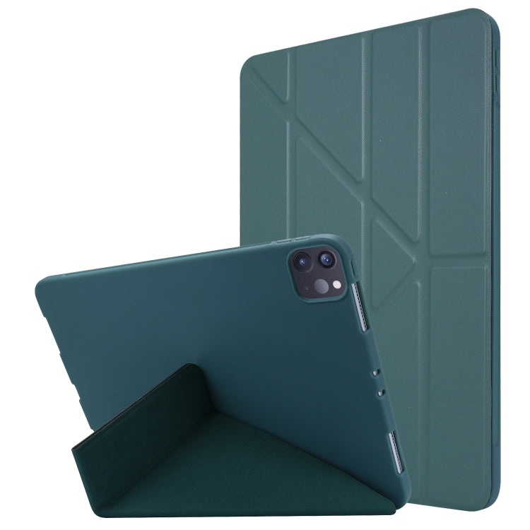 Per iPad Pro 11 (2020) Custodia per tablet in pelle con vibrazione a deformazione orizzontale TPU con supporto, For iPad Pro 11 (2020)