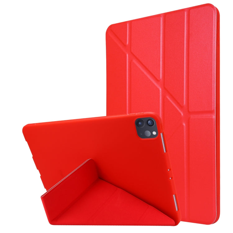 Per iPad Pro 11 (2020) Custodia per tablet in pelle con vibrazione a deformazione orizzontale TPU con supporto, For iPad Pro 11 (2020)