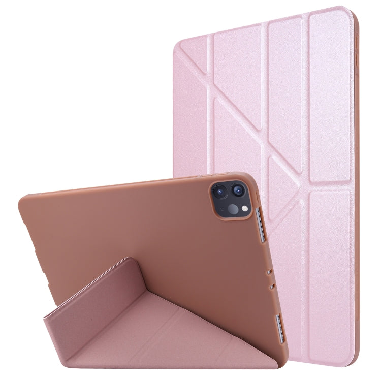 Per iPad Pro 11 (2020) Custodia per tablet in pelle con vibrazione a deformazione orizzontale TPU con supporto, For iPad Pro 11 (2020)