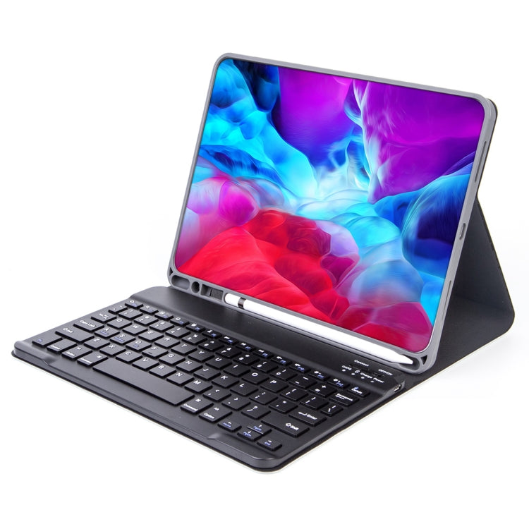 X-11B Custodia per tablet con tastiera Bluetooth staccabile in tinta unita per iPad Pro 11 pollici 2020/2018, con slot per penna, Black Keyboard