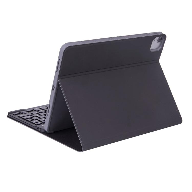 X-11BS Custodia tablet staccabile con tastiera Bluetooth in pelle tinta unita per iPad Pro 11 pollici 2020/2018, con slot per penna e retroilluminazione, Black Keyboard