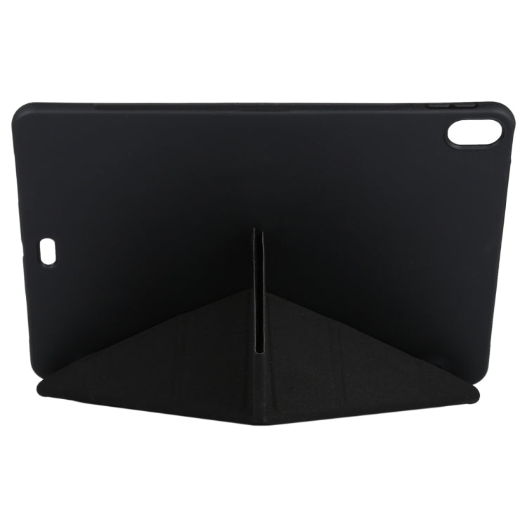 Custodia in pelle Millet Texture PU+ silicone a copertura totale con supporto multi-pieghevole per iPad Air (2020) 10,9 pollici, For iPad Air (2020) 10.9 inch