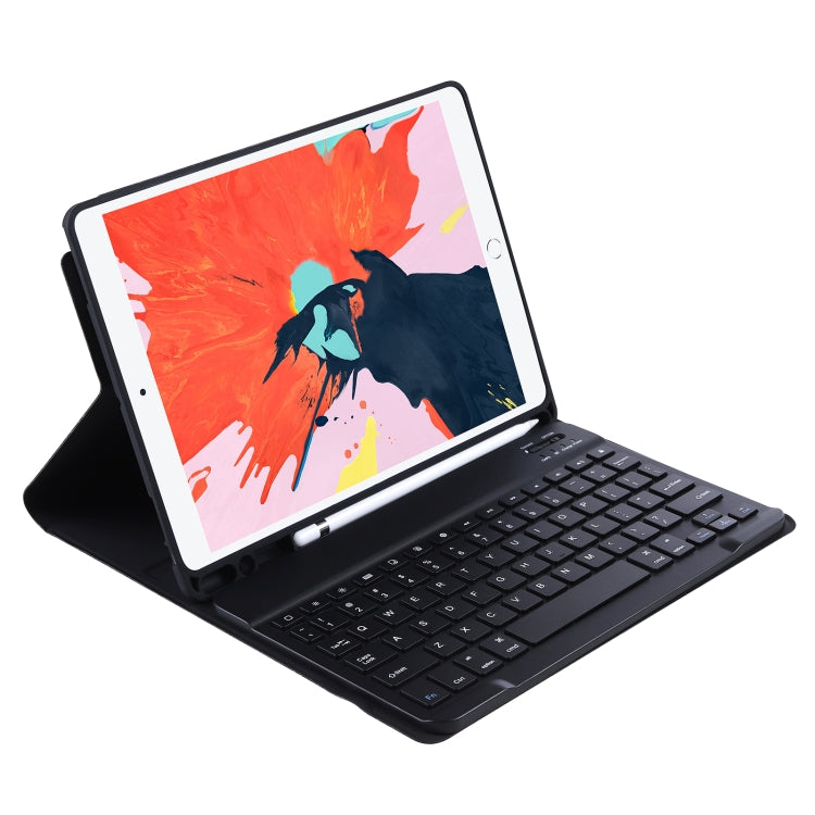 C-11B Custodia tablet in pelle staccabile con tastiera Bluetooth color caramello con slot per penna e supporto per iPad Pro 11 pollici 2021, For iPad Pro 11 2022 / 2021 / Air 5 / Air 4