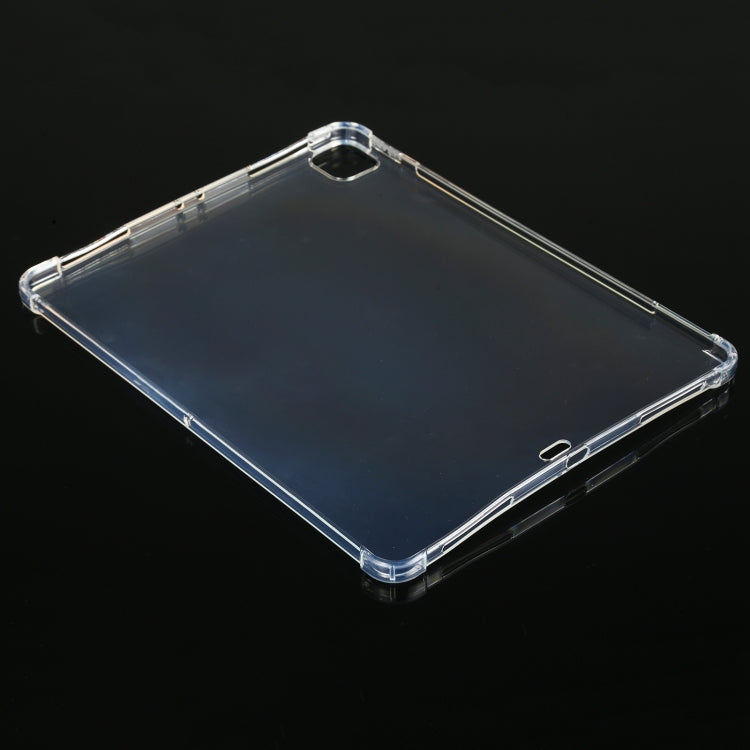 Per iPad Pro 12.9 2022/2021 Custodia protettiva trasparente antigoccia per airbag a quattro angoli con slot per penna, For iPad Pro 12.9 2022 / 2021