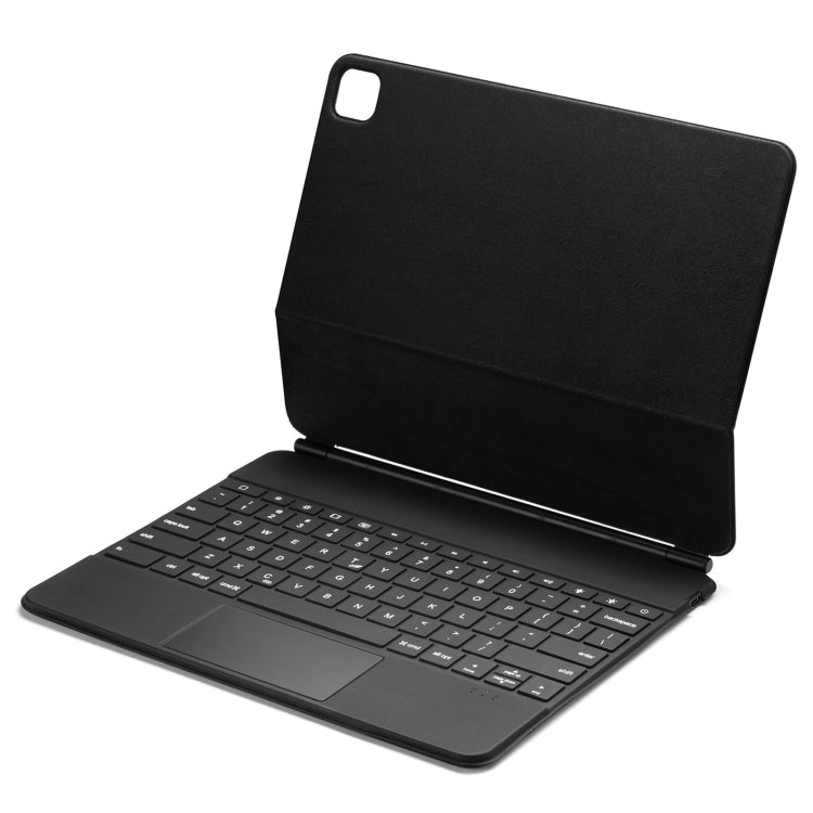 P129 Pro Custodia tablet in pelle ultrasottile staccabile con tastiera Bluetooth con touchpad e retroilluminazione bianca per iPad Pro 12,9 pollici 2021/2020/2018/2017, P129 Pro