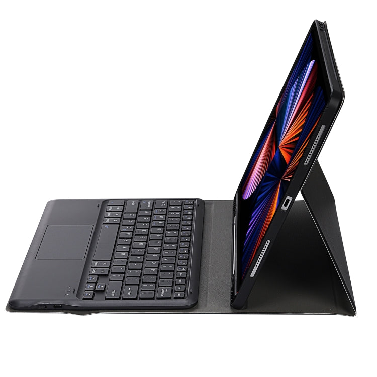 A12B-A Custodia per tablet con tastiera Bluetooth staccabile in ABS ultrasottile con touchpad, slot per penna e supporto per iPad Pro 12.9 2021/2020/2018