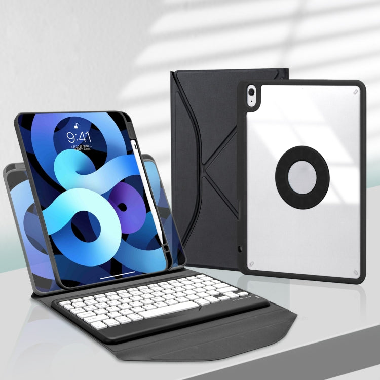 Custodia per tablet in pelle con tastiera Bluetooth con slot per penna Z102B per iPad 10.2 2021/2020/2019, For iPad 10.2 2021/2020/2019