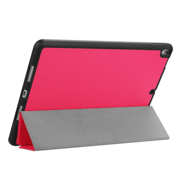 Custodia in pelle con chiusura orizzontale Custer Texture per iPad Pro 10,5 pollici / iPad Air (2019), con supporto triplo pieghevole e slot per penna, For iPad Pro 10.5 Inch / iPad Air (2019), iPad Pro 10.5 Inch / iPad Air (2019)