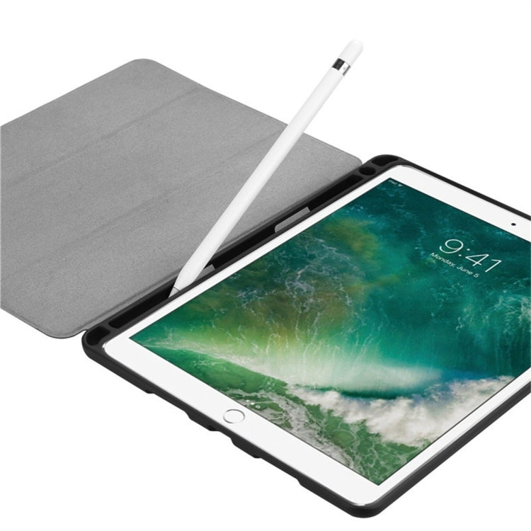 Custodia in pelle con chiusura orizzontale Custer Texture per iPad Pro 10,5 pollici / iPad Air (2019), con supporto triplo pieghevole e slot per penna, For iPad Pro 10.5 Inch / iPad Air (2019), iPad Pro 10.5 Inch / iPad Air (2019)