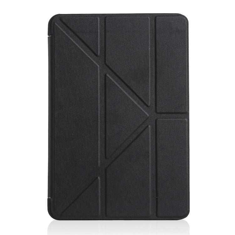 Custodia in pelle a copertura totale con texture PU+ gel di silice Millet per iPad Mini 2019, con supporto multi-pieghevole