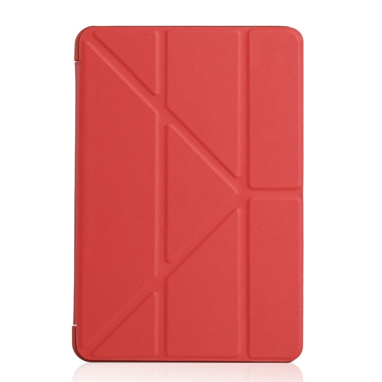 Custodia in pelle a copertura totale con texture PU+ gel di silice Millet per iPad Mini 2019, con supporto multi-pieghevole