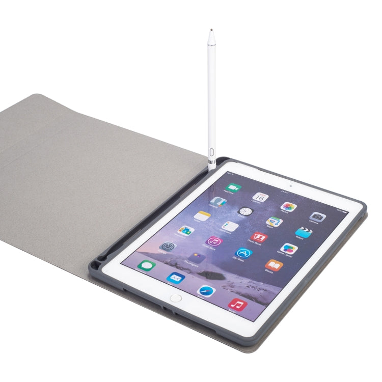 RK508 Per iPad Air 2 e Air 1 / Pro 9,7 pollici e iPad 2017 e iPad 2018 Custodia per tablet in pelle con texture in seta staccabile in plastica, tastiera Bluetooth, con supporto e funzione slot per penna