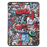 Custodia in pelle con motivo Graffiti per iPad Pro 11" (2018)