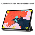 Custodia in pelle PU per iPad Pro 12,9" con supporto