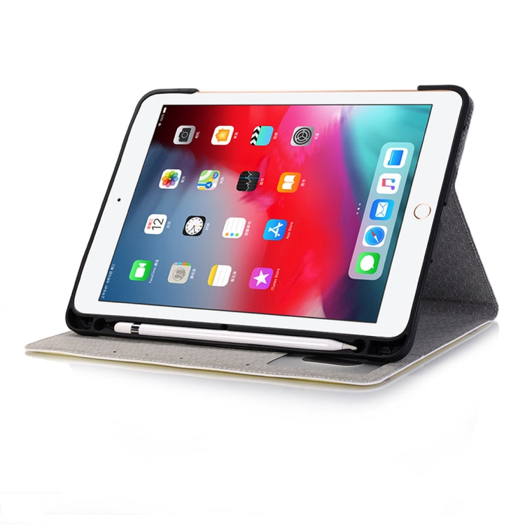 Custodia in pelle con chiusura orizzontale modello anatra per iPad Pro 11 pollici (2018), con slot per carte, supporto, portafoglio, cornice per foto e slot per penna, For iPad Air 11 2024 / iPad Pro 11 inch (2018)