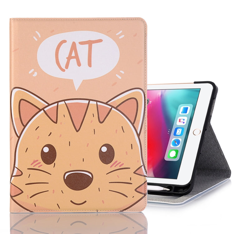 Custodia in pelle con chiusura orizzontale modello gatto per iPad Pro 11 pollici (2018), con slot per carte, supporto, portafoglio, cornice per foto e slot per penna, For iPad Air 11 2024 / iPad Pro 11 inch (2018)