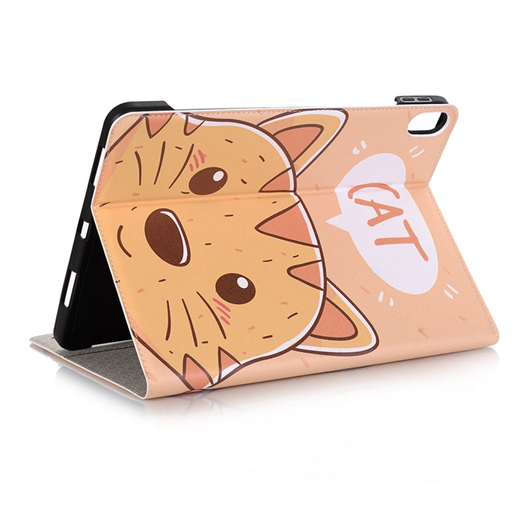 Custodia in pelle con chiusura orizzontale modello gatto per iPad Pro 11 pollici (2018), con slot per carte, supporto, portafoglio, cornice per foto e slot per penna, For iPad Air 11 2024 / iPad Pro 11 inch (2018)