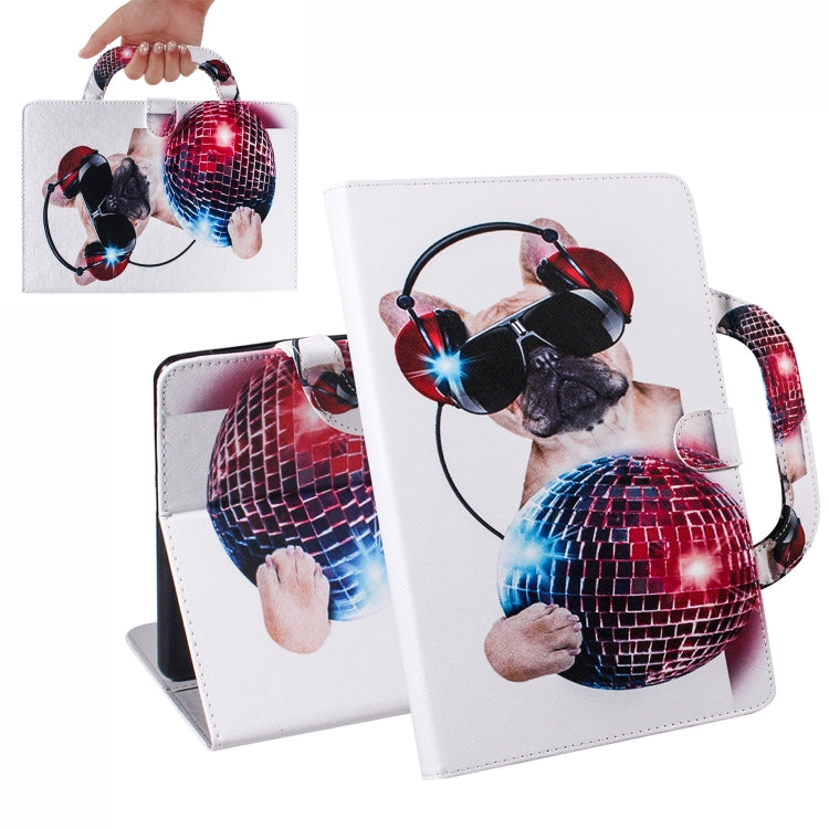 Custodia in pelle con chiusura orizzontale modello Fashion Dog per iPad Mini (2019) / Mini 1/2/3/4 con supporto, slot per carte e portafoglio, For iPad Mini(2019) / Mini 1 / 2 / 3 / 4 / 5