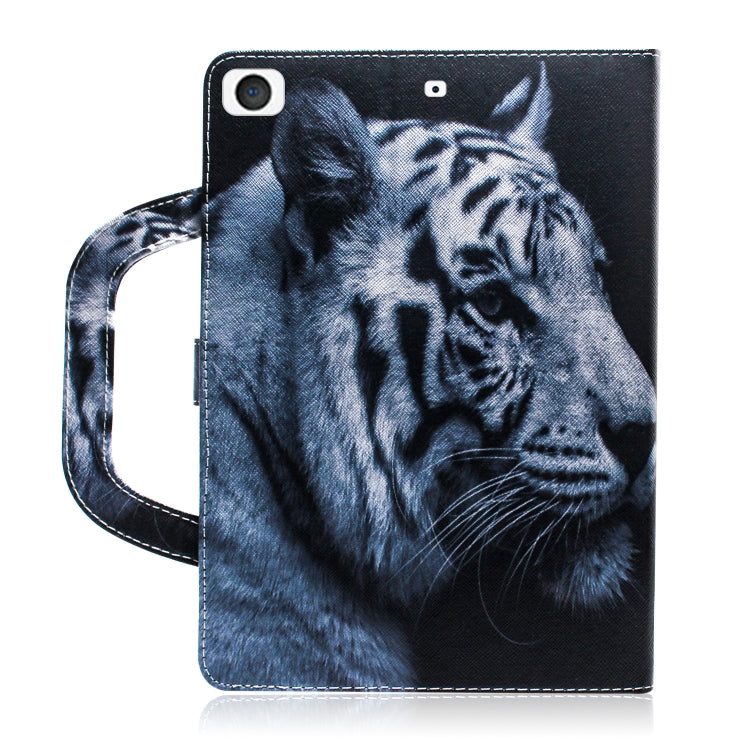 Custodia in pelle con motivo tigre per iPad Mini 2019/1/2/3/4