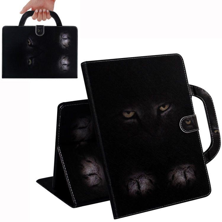 Custodia in pelle con chiusura orizzontale modello gatto per iPad Mini (2019) / Mini 1/2/3/4, con supporto, slot per carte e portafoglio, For iPad Mini(2019) / Mini 1 / 2 / 3 / 4